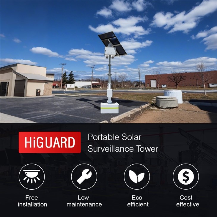 Portable Solar Security Surveillance Towers With Starlink price
